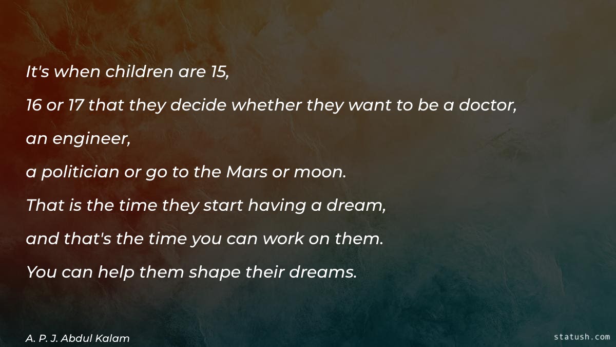 It's when children are 15 Motivational Quotes at statush.com