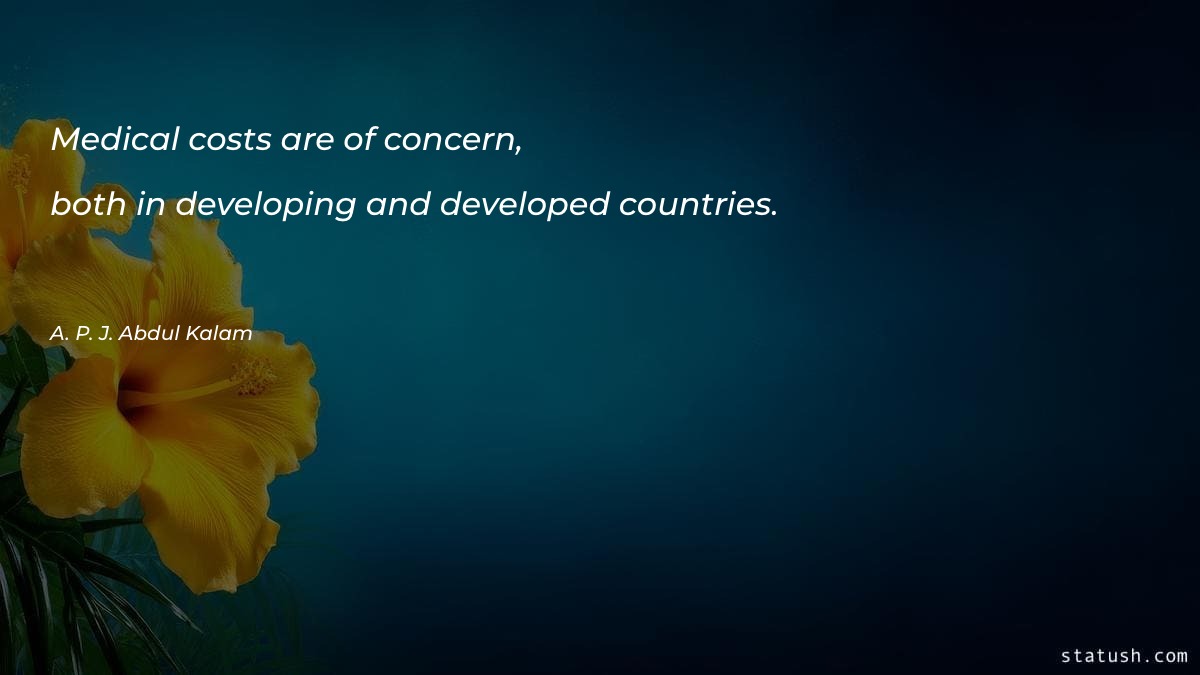 Medical costs are of concern Medical Quotes at statush.com