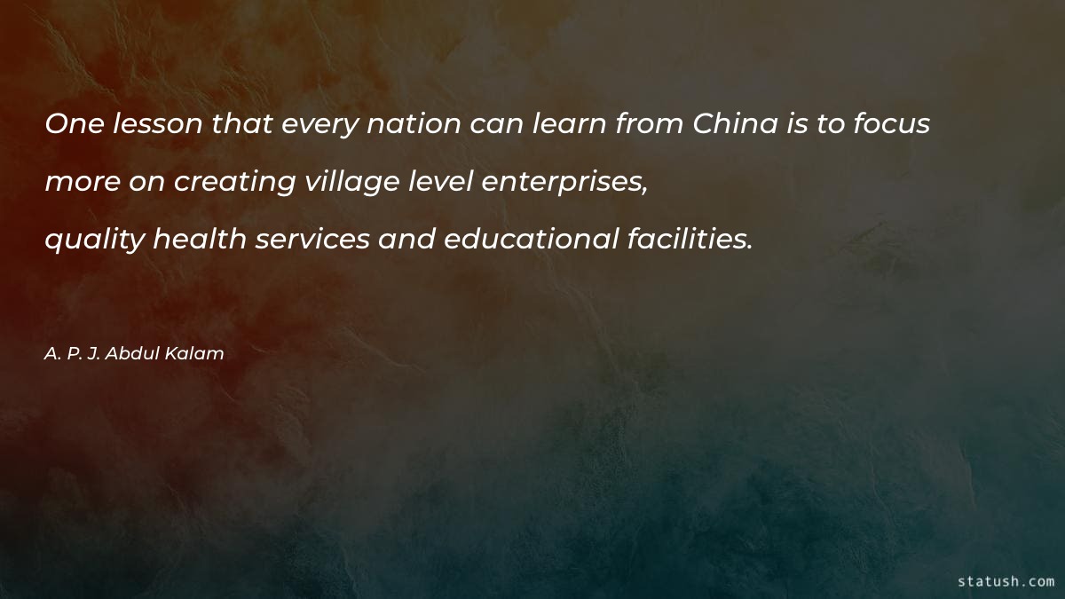 One lesson that every nation can Motivational Quotes at statush.com