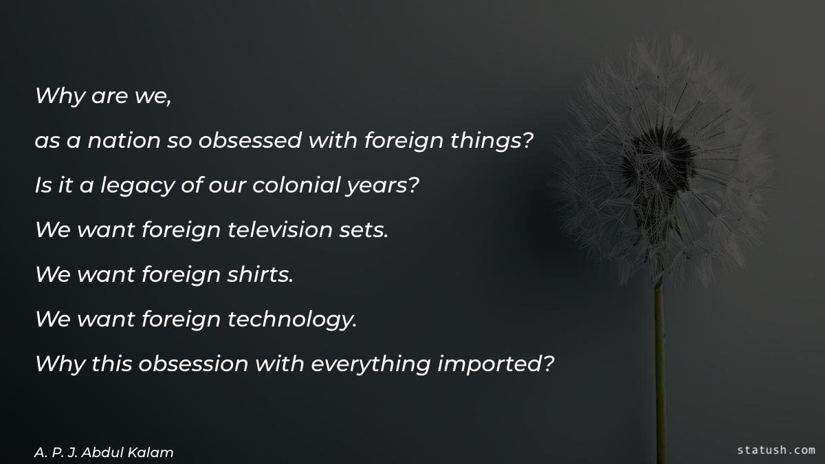 Why are we - Technology Quotes at statush.com
