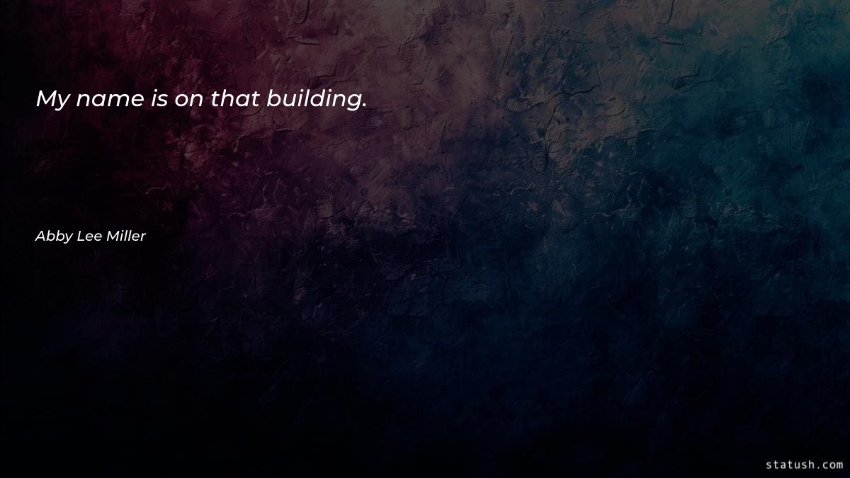 My name is on that Motivational Quotes at statush.com