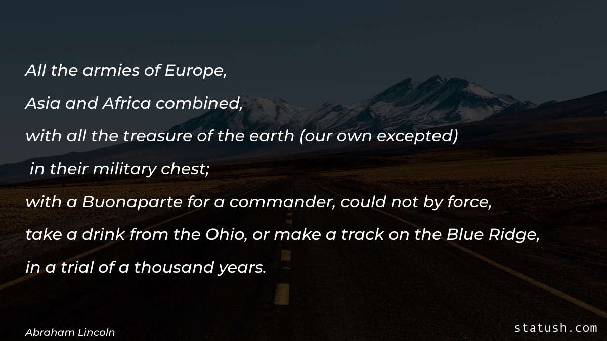 All the armies of Europe Motivational Quotes at statush.com