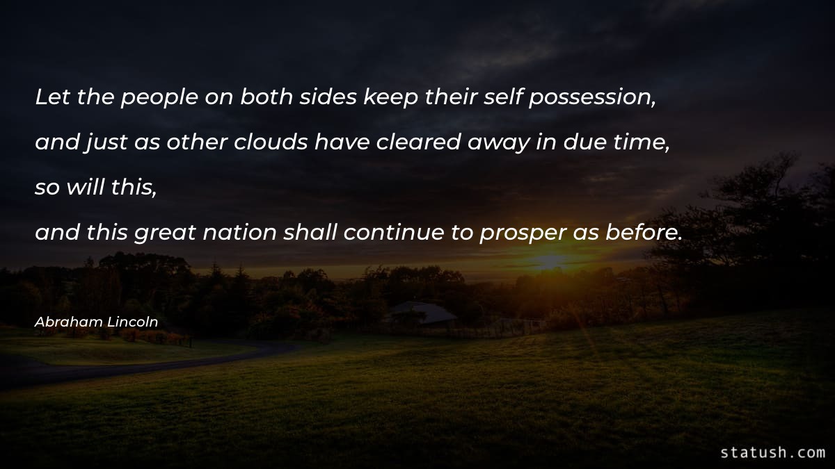 Let the people on both sides Motivational Quotes at statush.com