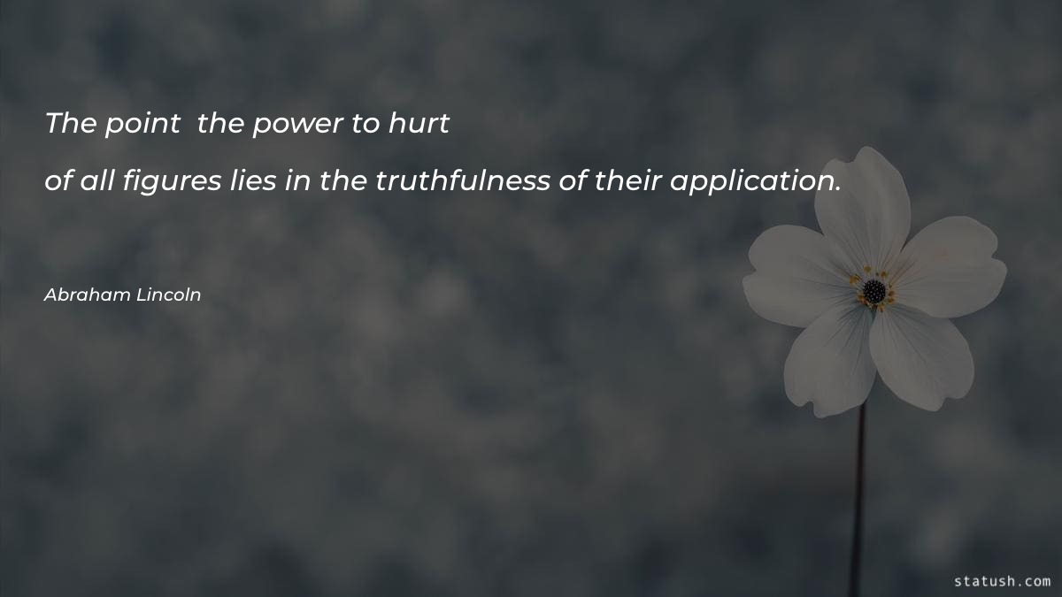 The point - the power to hurt - Power Quotes at statush.com