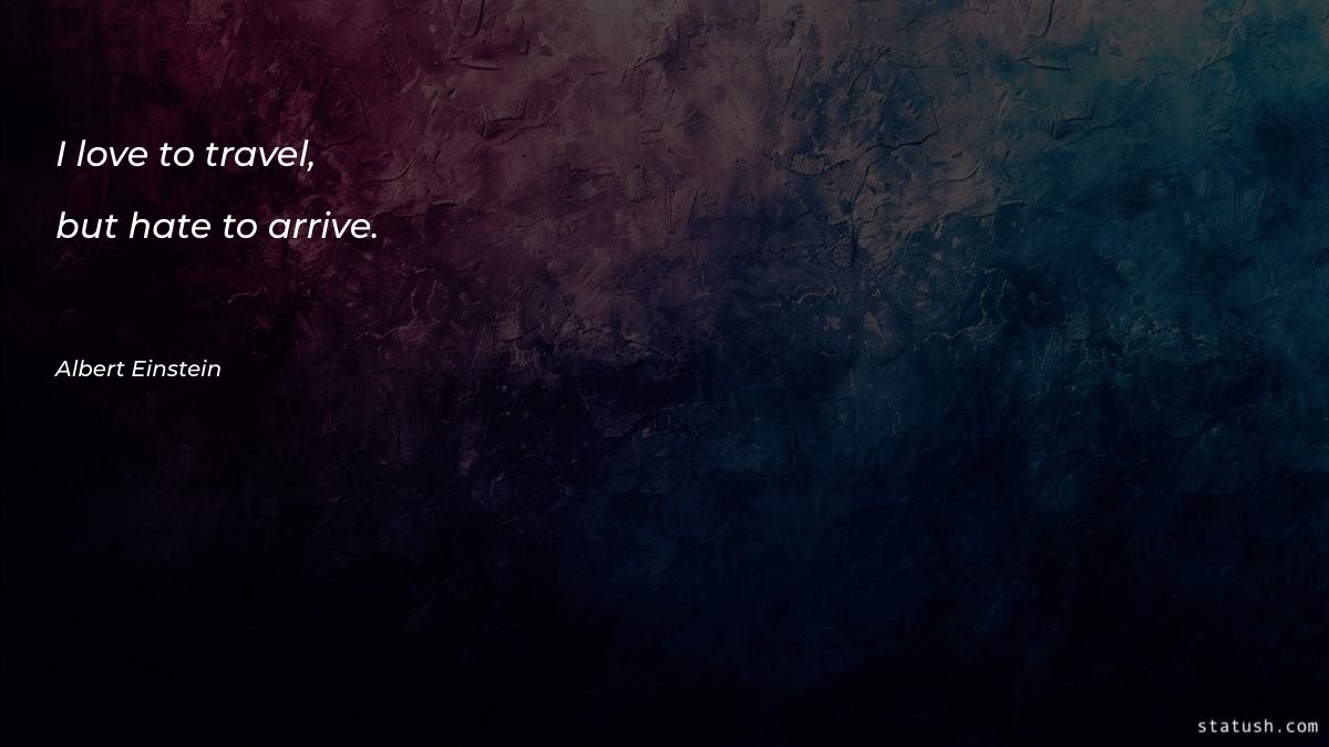 I love to travel - Motivational Quotes at statush.com