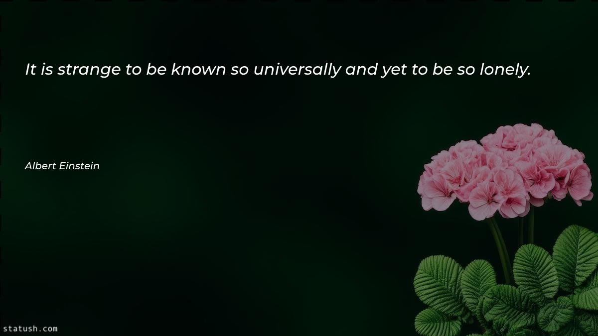It is strange to be known Motivational Quotes at statush.com
