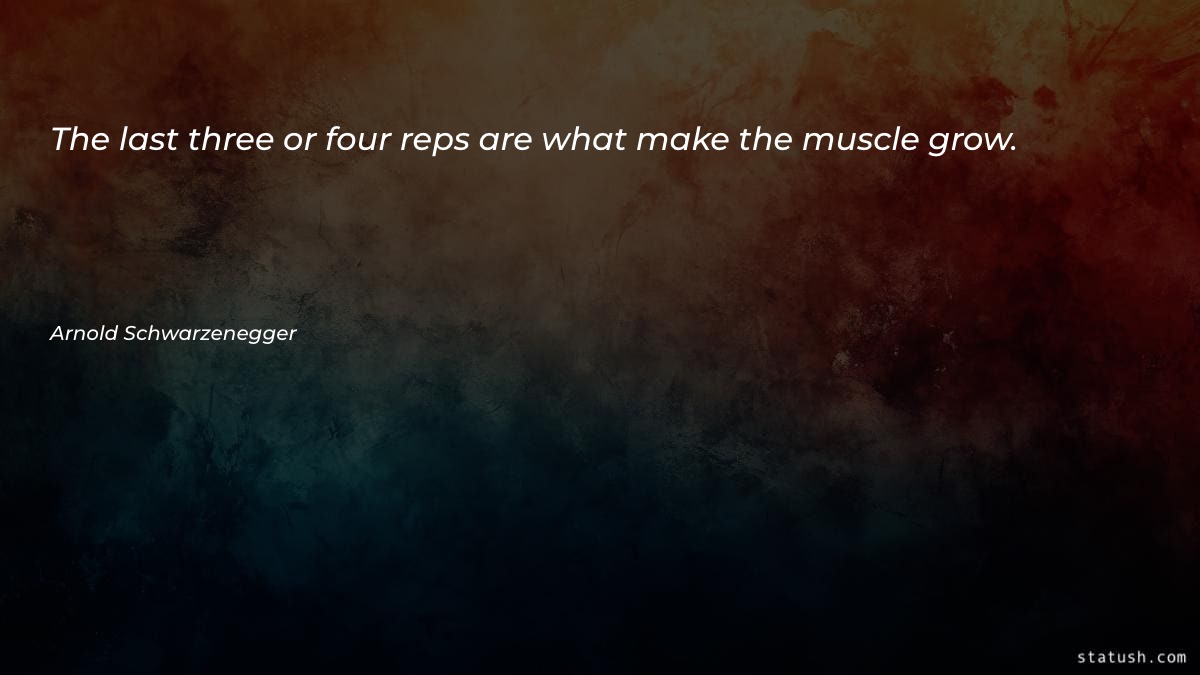 The last three or four - Fitness Quotes at statush.com