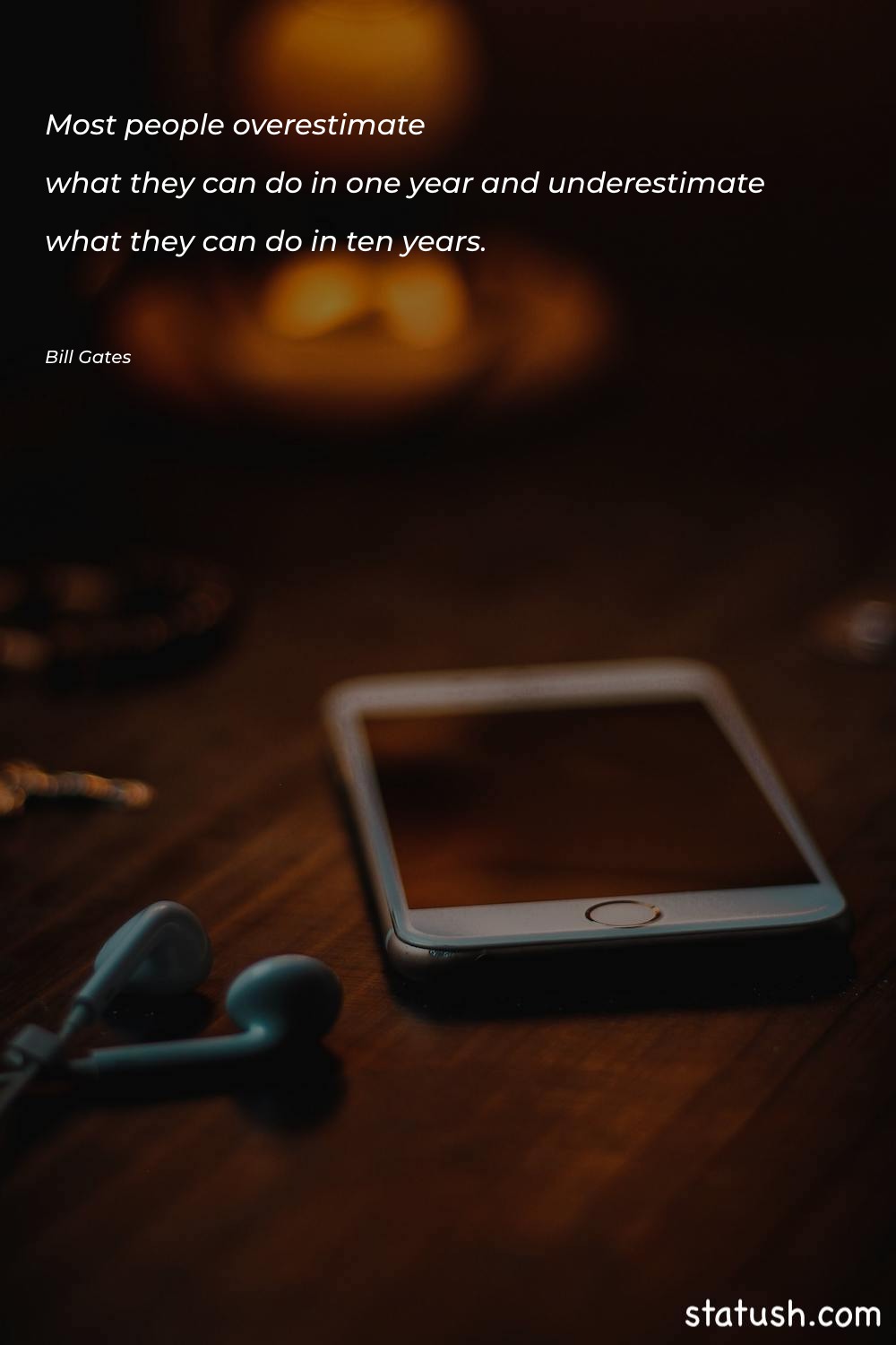 Most people overestimate what they - Failure Quotes at statush.com