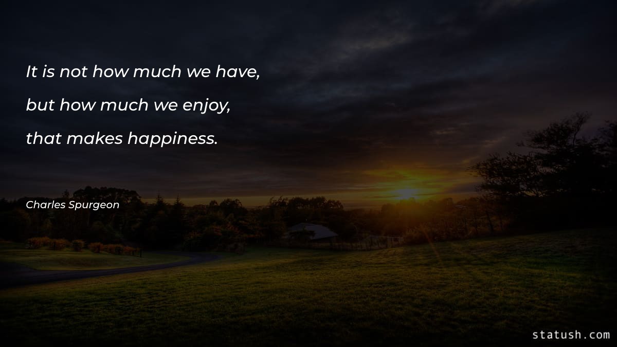 It is not how much - Happiness Quotes at statush.com
