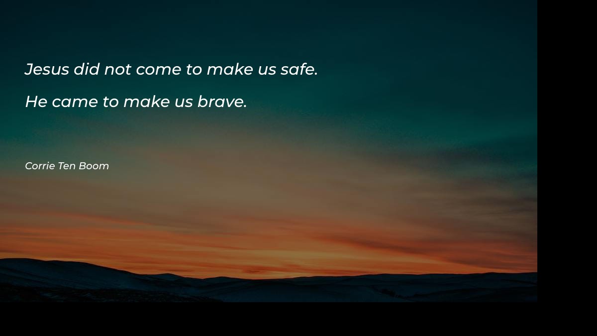 Jesus did not come to make us safe - Easter Quotes at statush.com