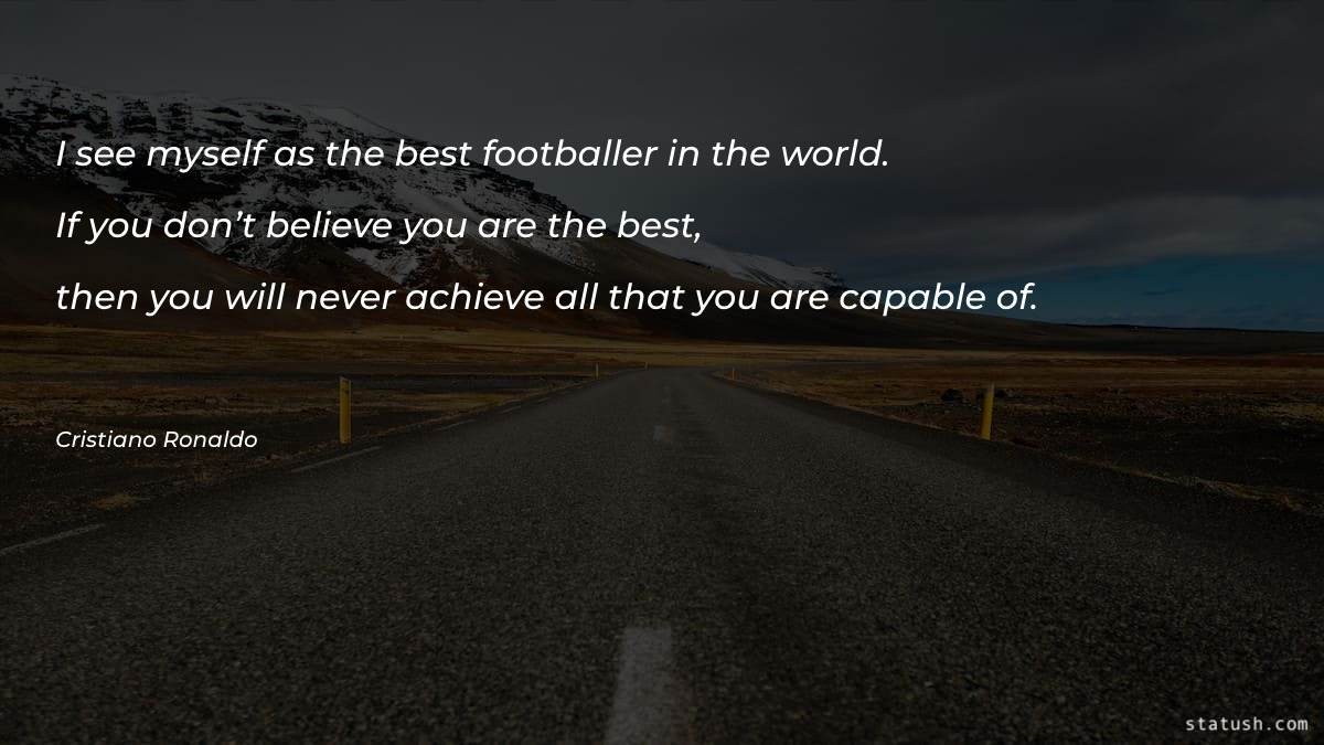 I see myself as the - Motivational Quotes at statush.com