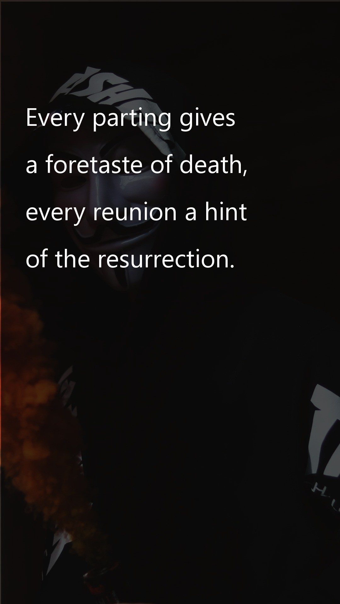 Every parting gives - Death Quotes at statush.com