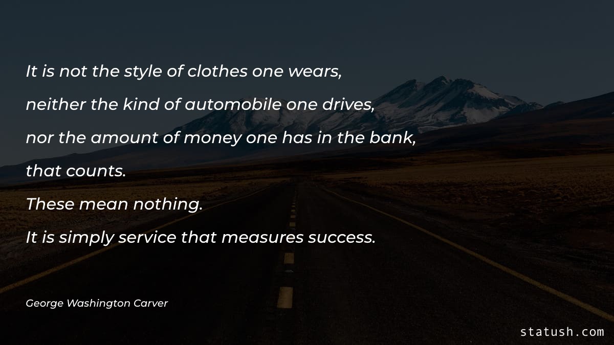 It is not the style of clothes one wears Motivational Quotes at statush.com