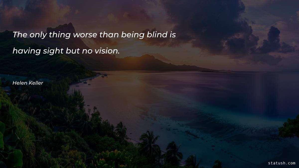 The only thing worse than - Motivational Quotes at statush.com