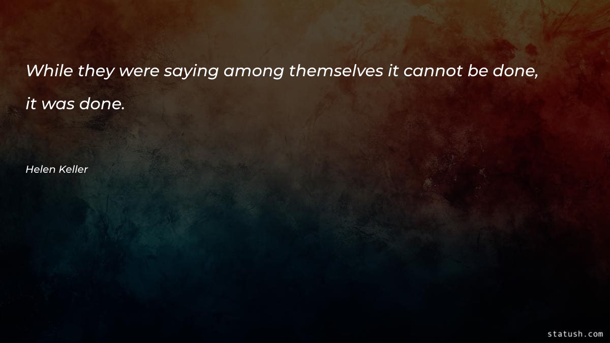 While they were saying among - Motivational Quotes at statush.com
