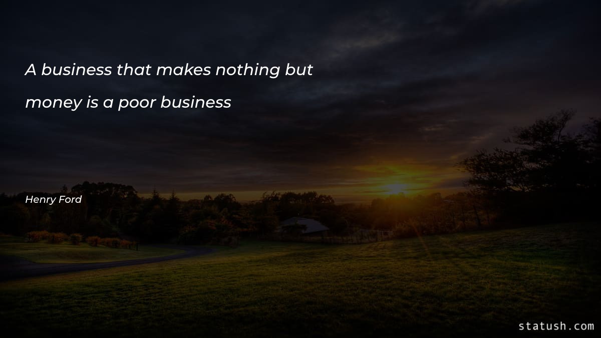 A business that makes nothing but