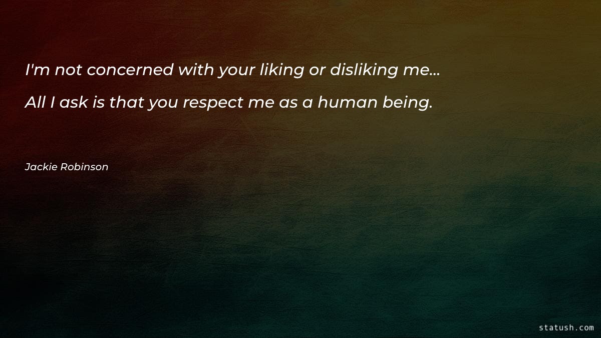 I'm not concerned with your liking Motivational Quotes at statush.com