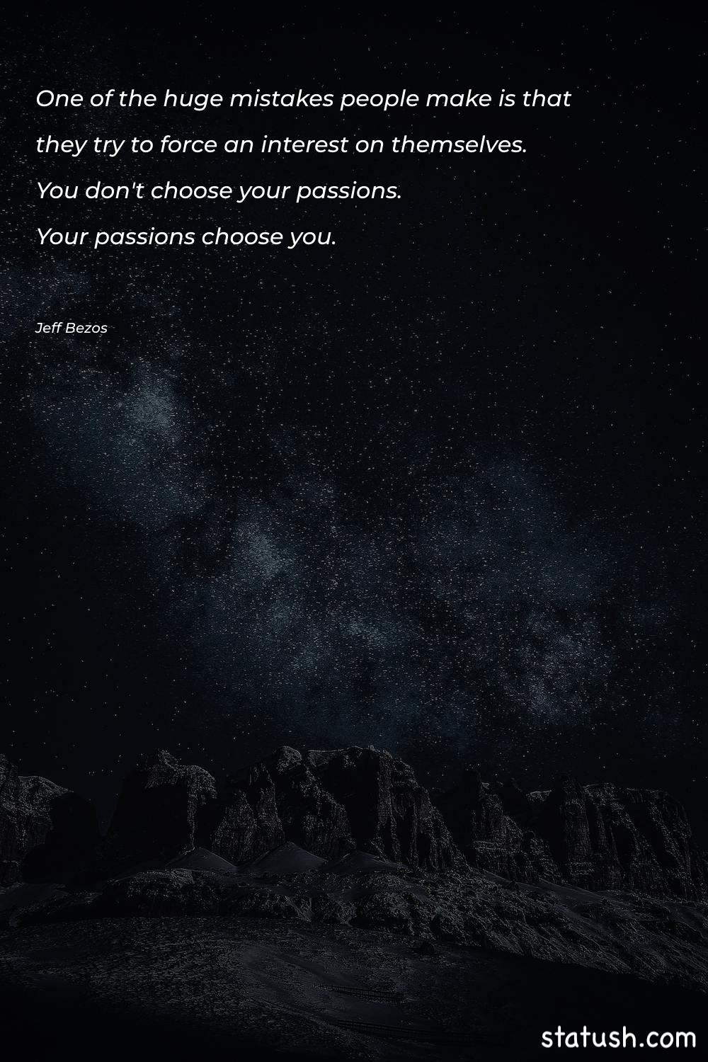 One of the huge mistakes - Motivational Quotes at statush.com