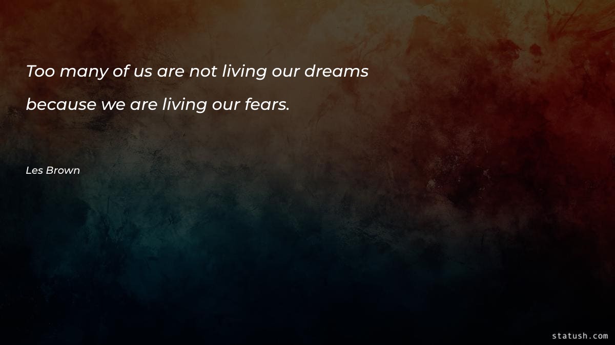Too many of us are - Motivational Quotes at statush.com