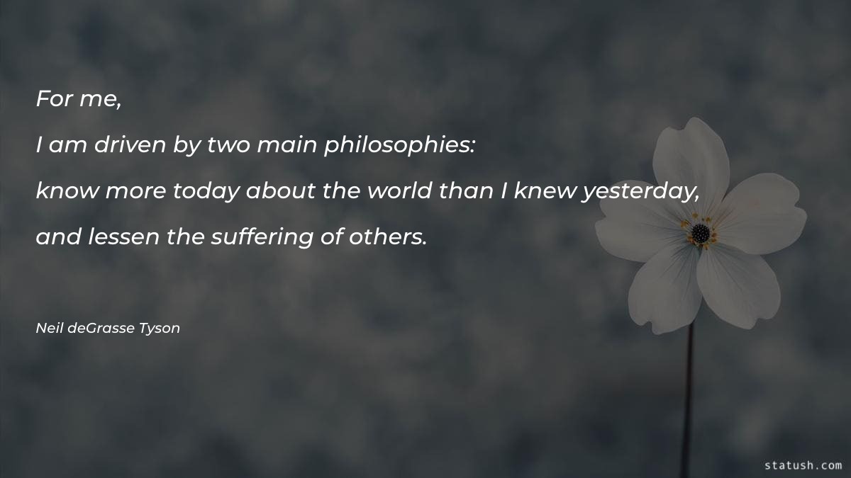 For me, I am driven