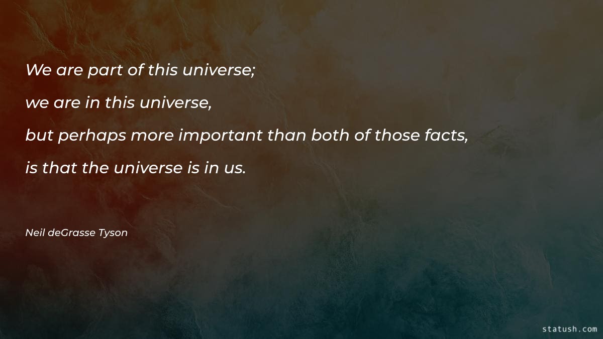 We are part of this