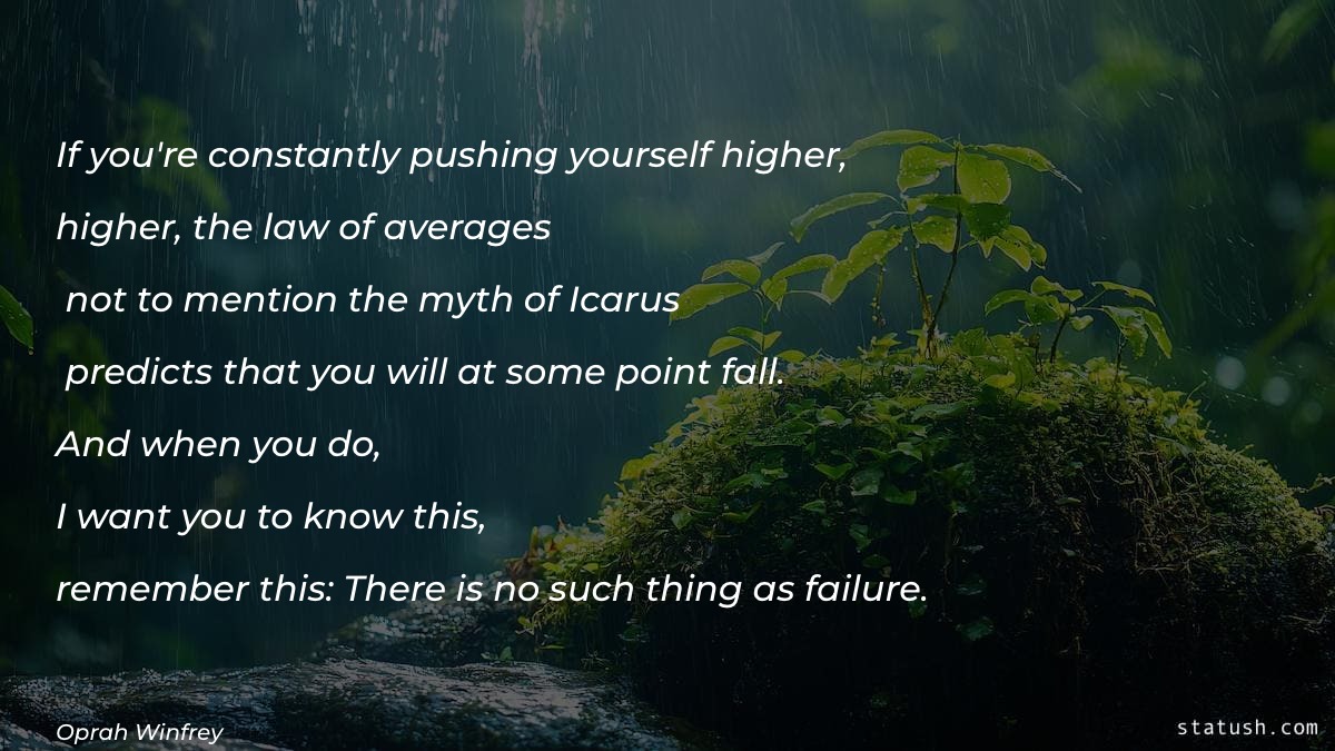 If you're constantly pushing yourself higher - Money & Success Quotes at statush.com