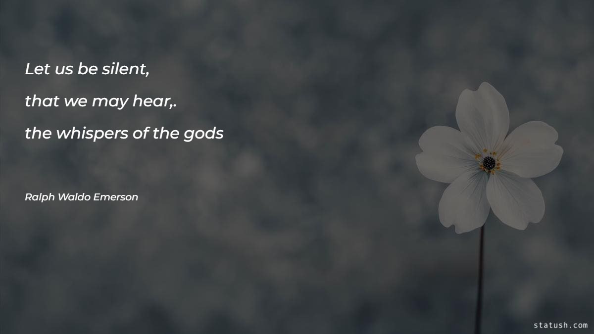 Let us be silent Motivational Quotes at statush.com