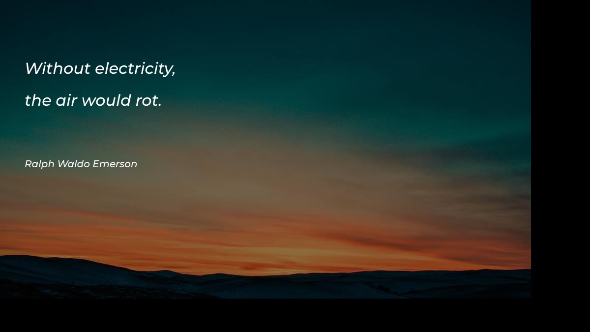 Without electricity Motivational Quotes at statush.com