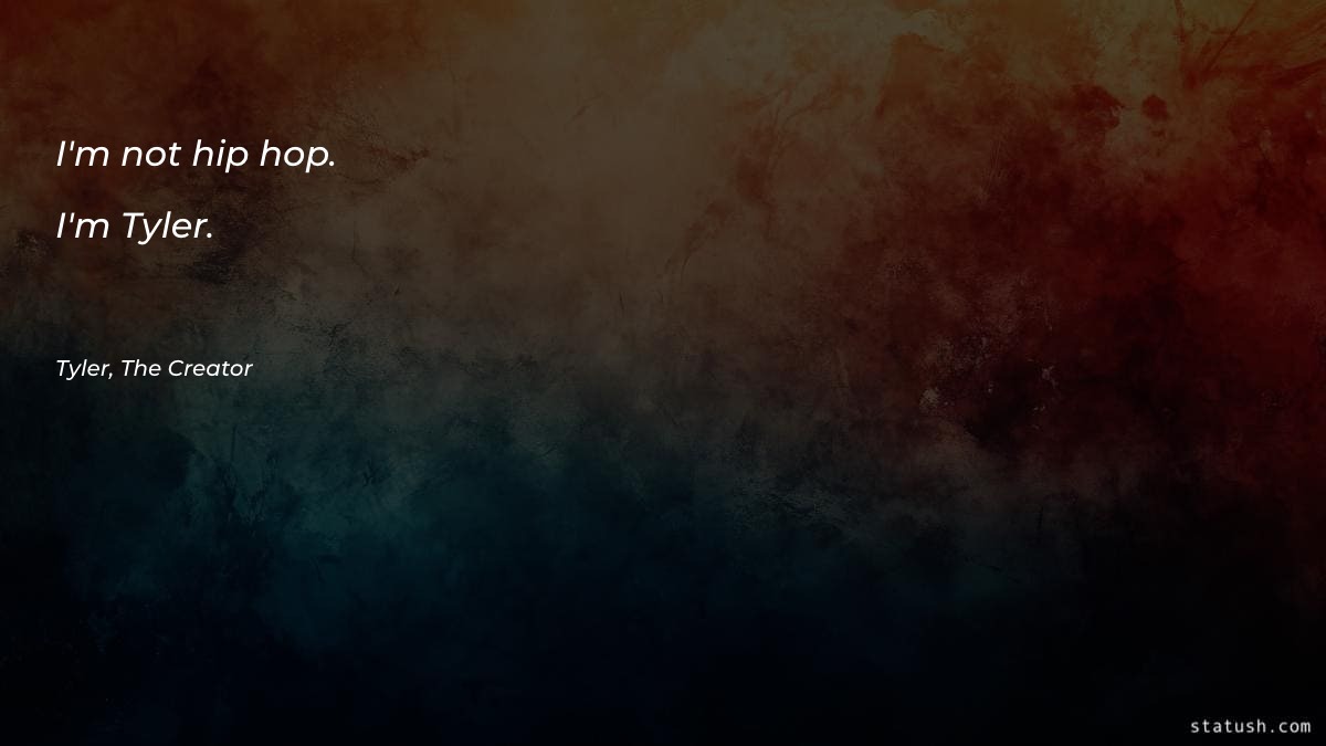 I'm not hip-hop Motivational Quotes at statush.com