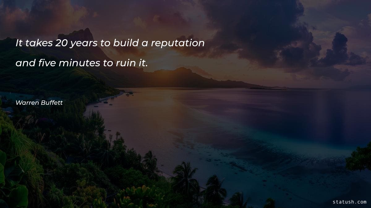 It takes 20 years to - Motivational Quotes at statush.com