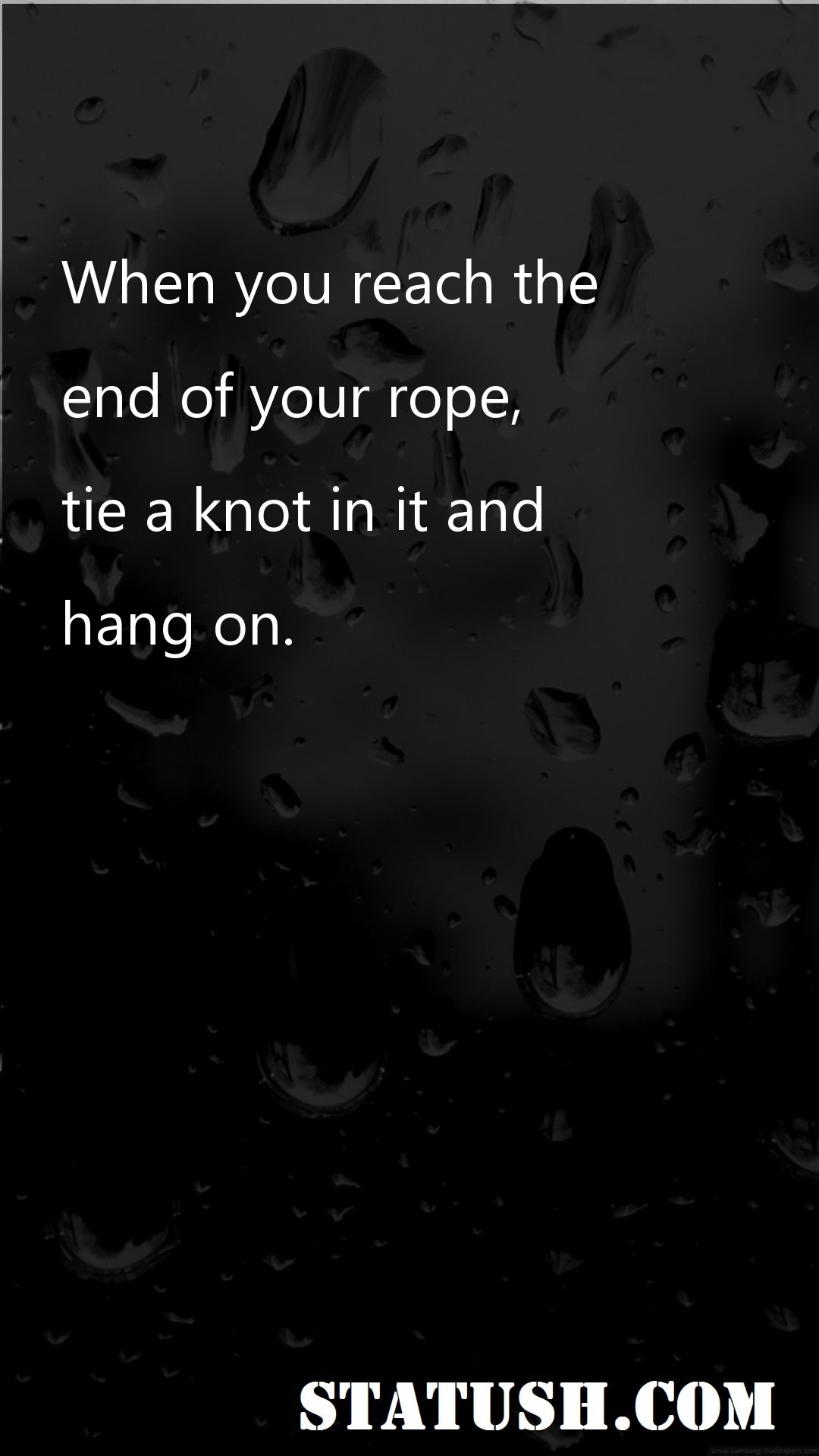 When you reach the Motivational Quotes at statush.com