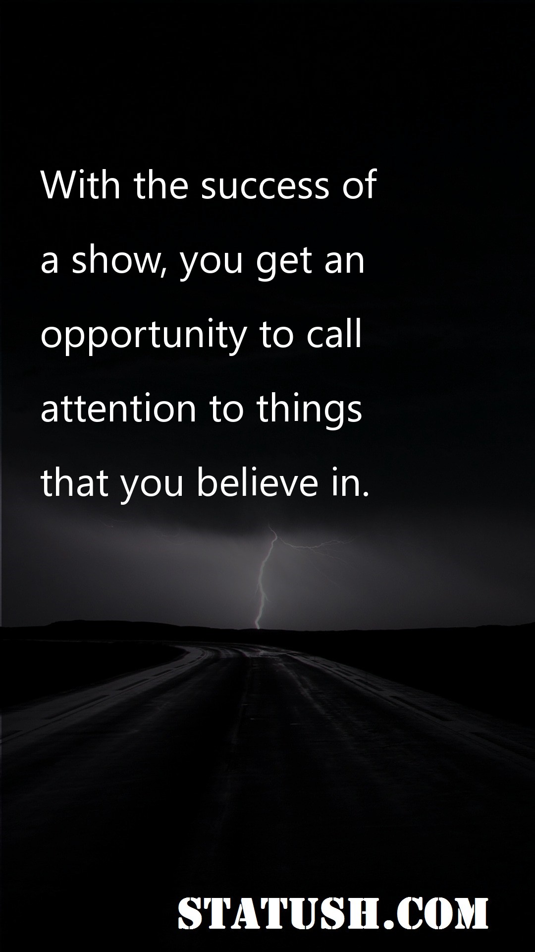 With the success of - Success Quotes at statush.com