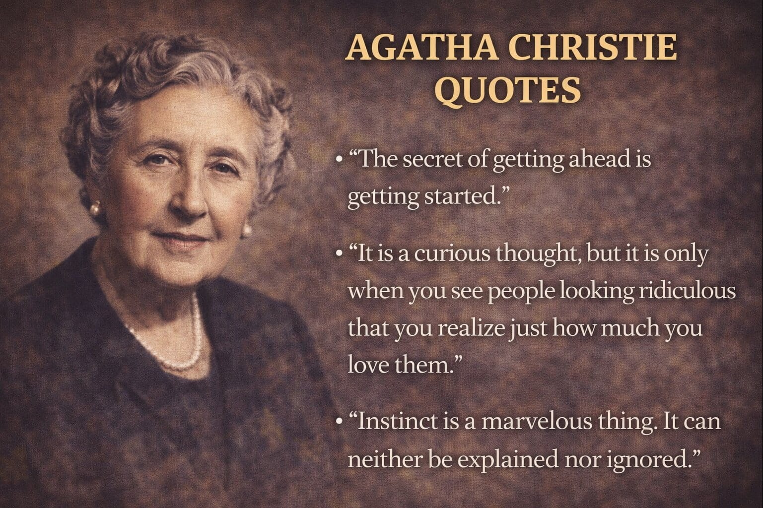 Agatha Christie Quotes That Will Shift Your Mindset