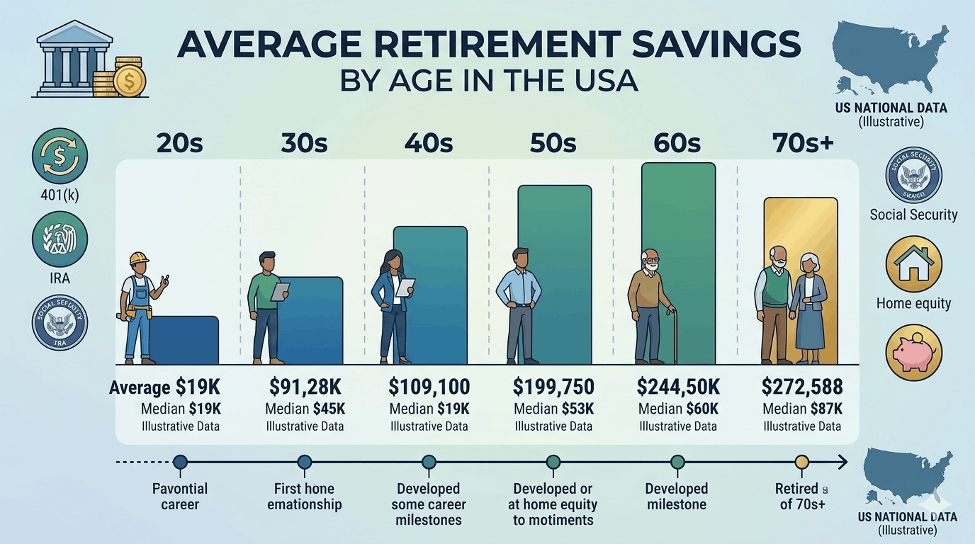 Average Retirement Savings by Age