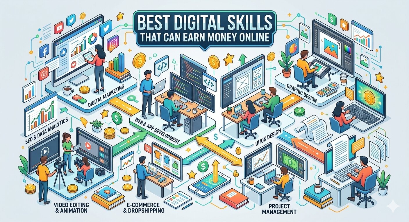 Best Digital Skills That Can Earn Money Online