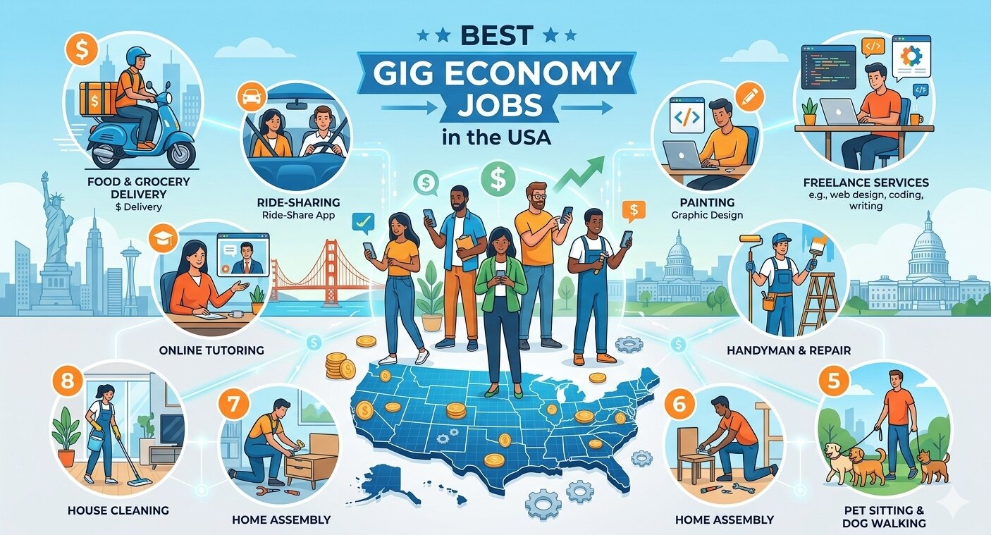 Best Gig Economy Jobs in the USA