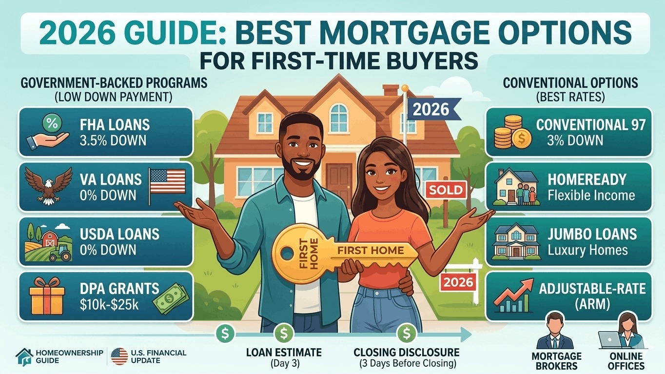 Best Mortgage Options for First-Time Buyers | 2026 Guide