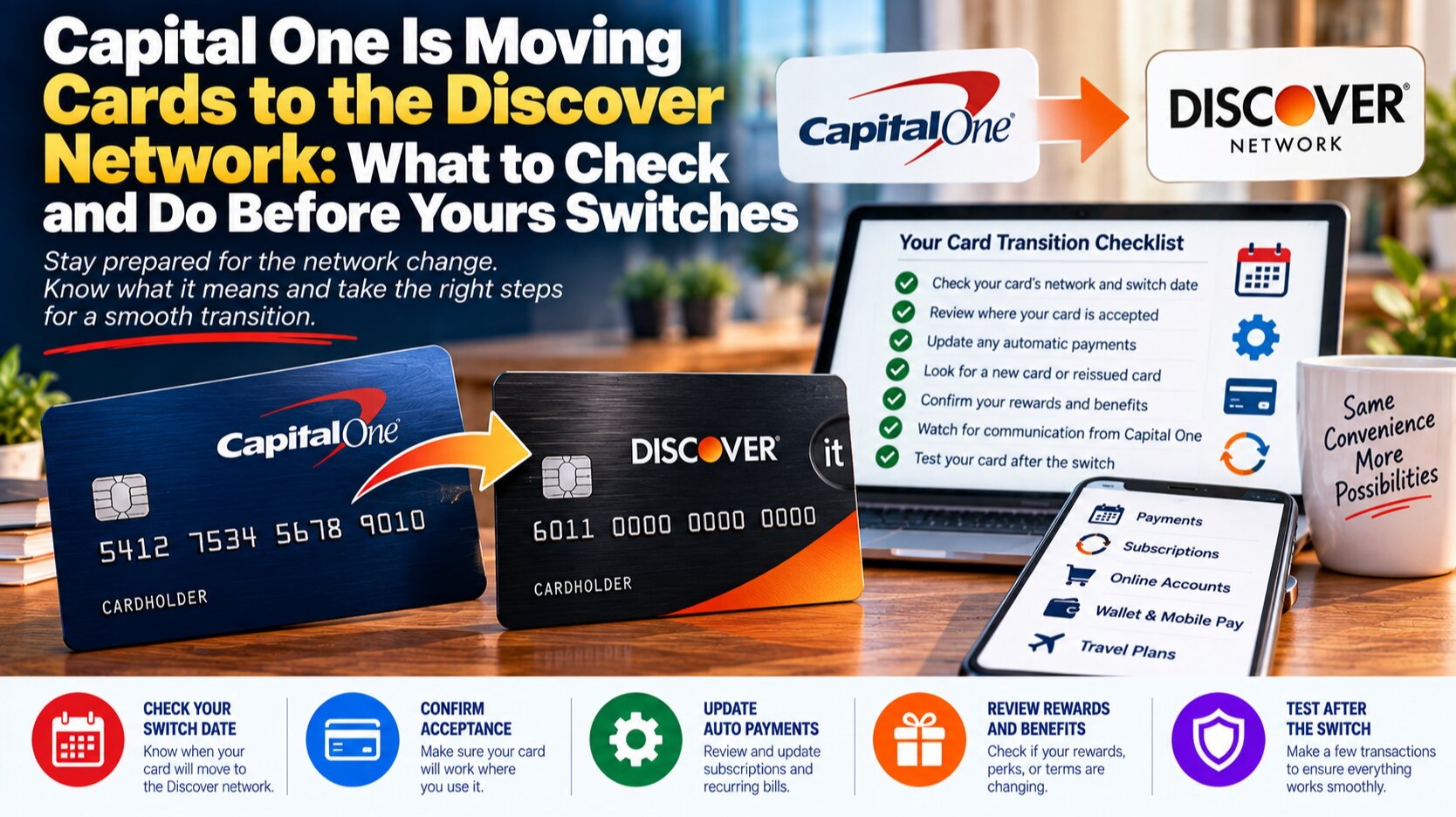 Capital One Is Moving Cards to the Discover Network: What to Check and Do Before Yours Switches