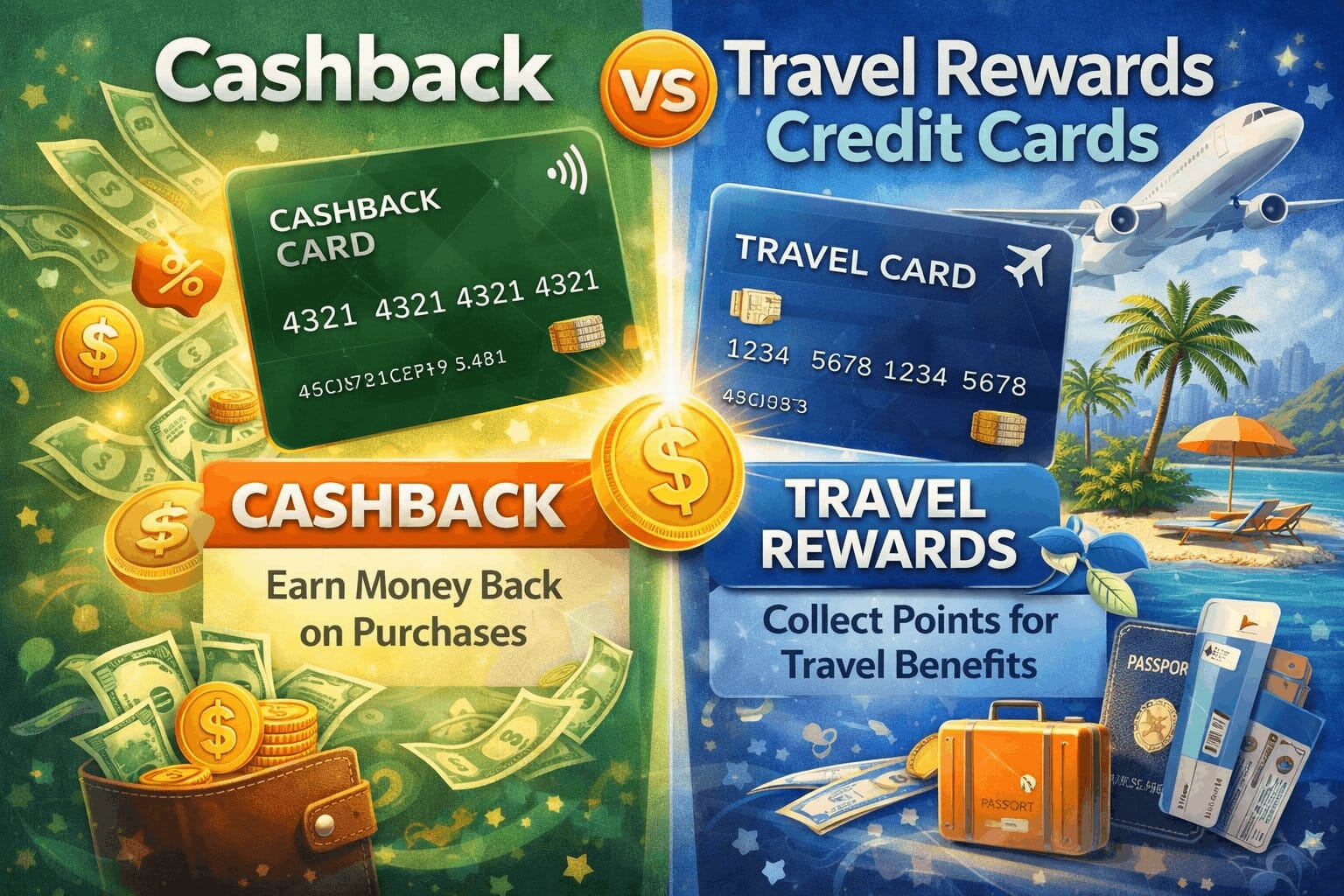 Cashback vs Travel Rewards Credit Cards