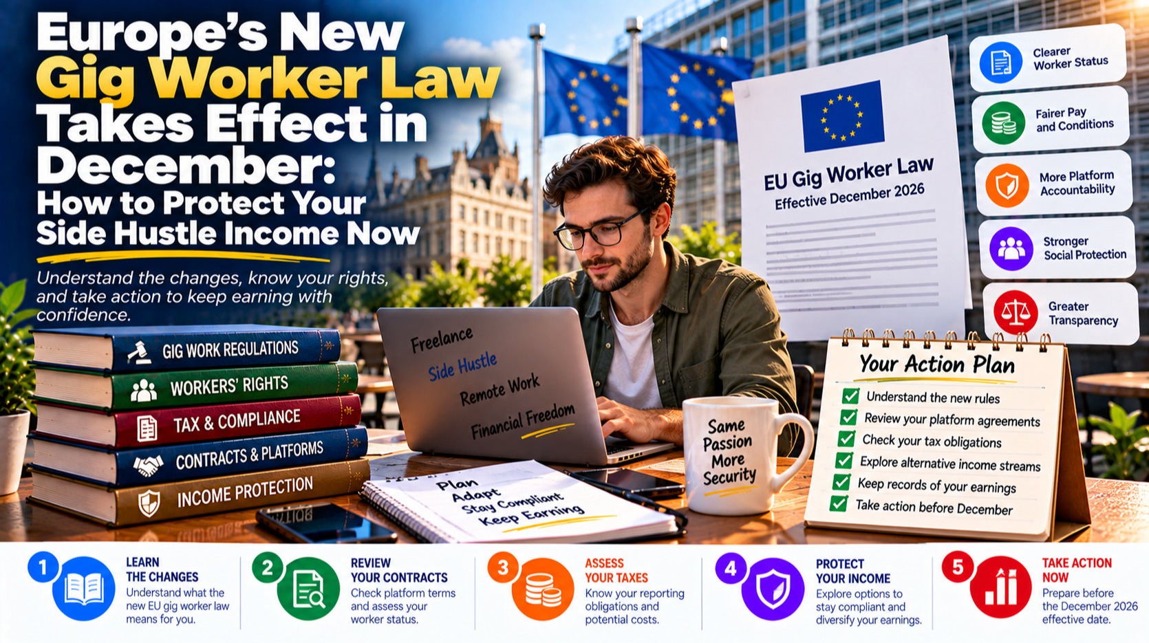 Europe's New Gig Worker Law Takes Effect in December: How to Protect Your Side Hustle Income Now
