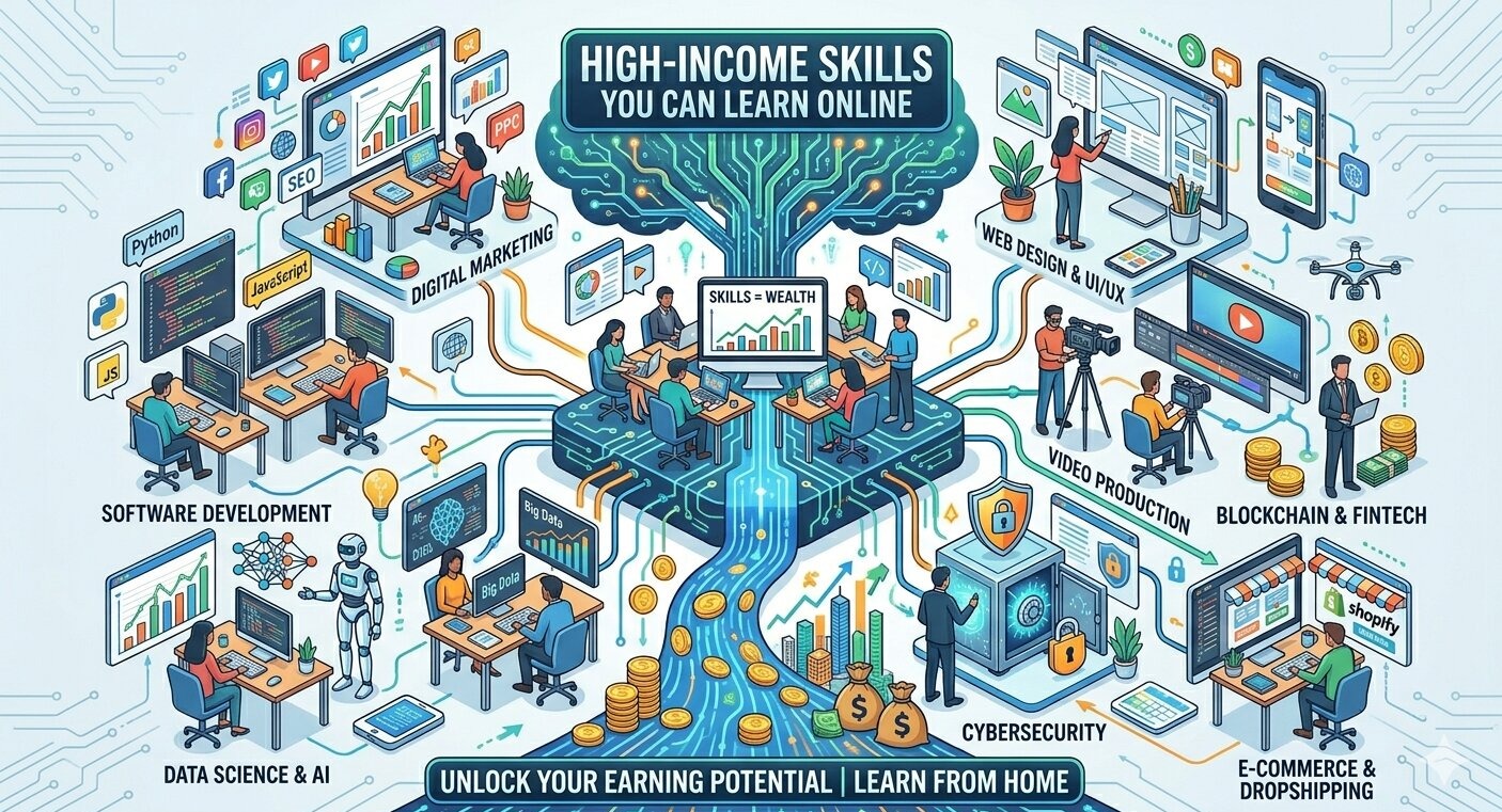High-Income Skills You Can Learn Online