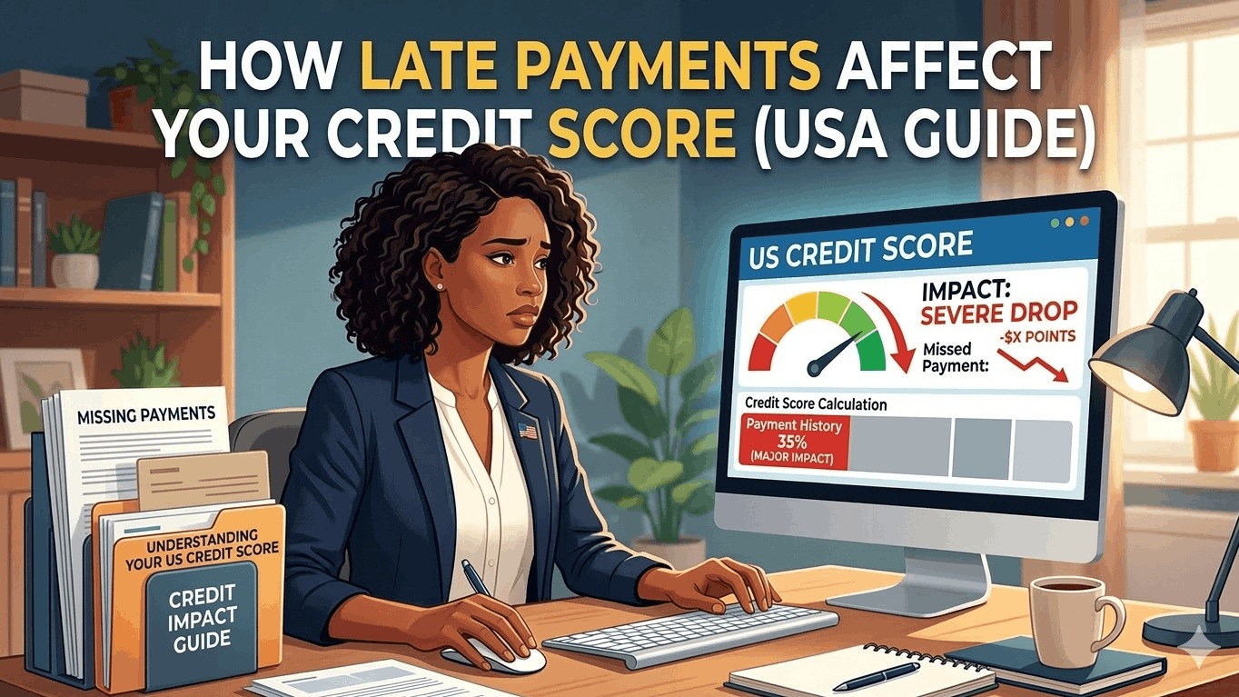 How Late Payments Affect Your Credit Score (USA Guide)