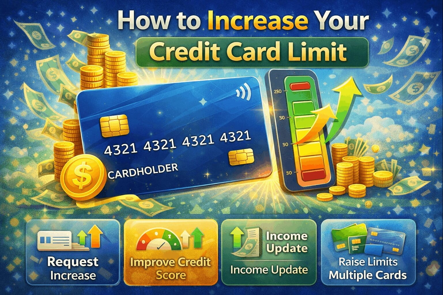 How to Increase Your Credit Card Limit