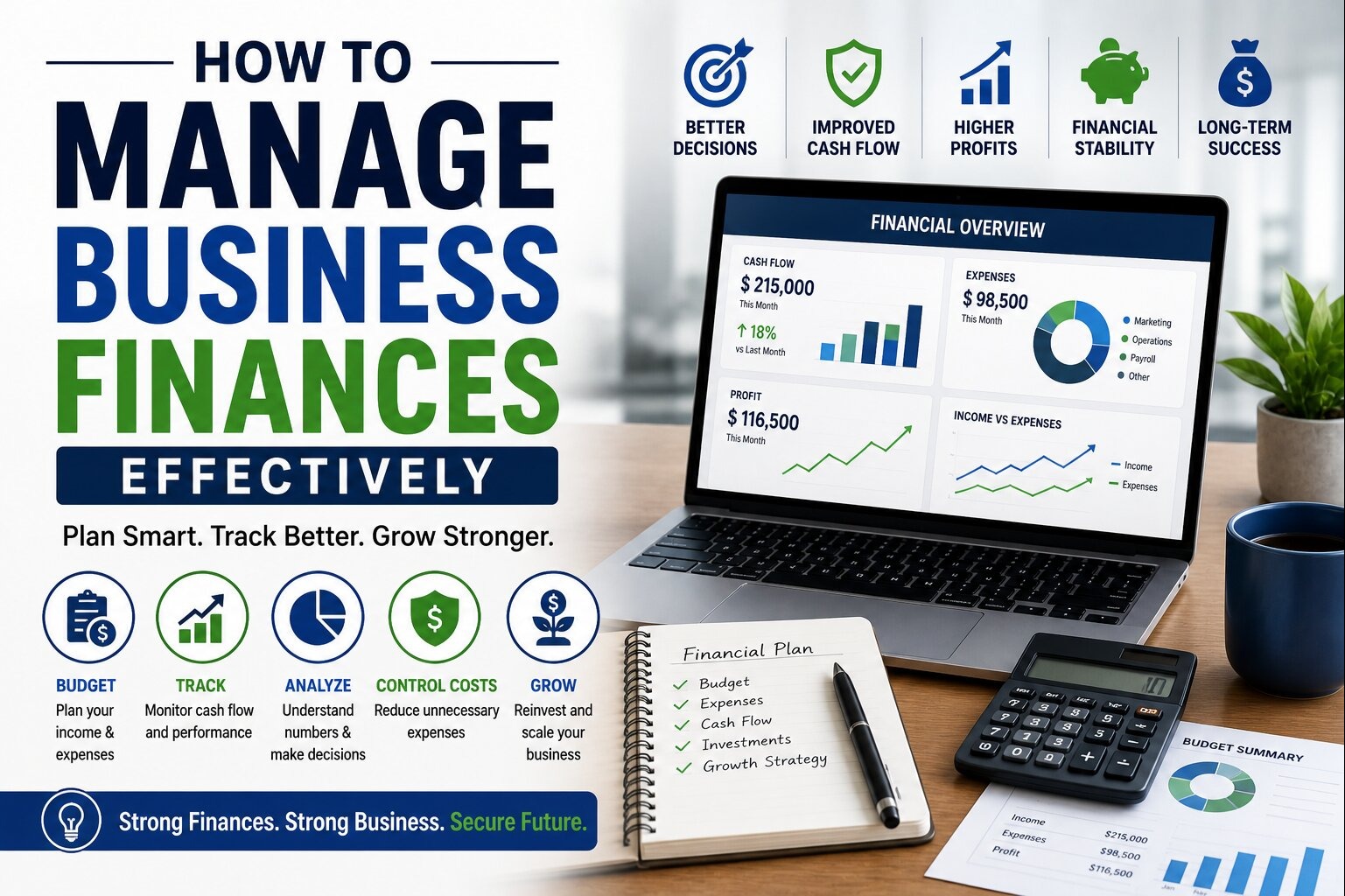 How to Manage Business Finances Effectively