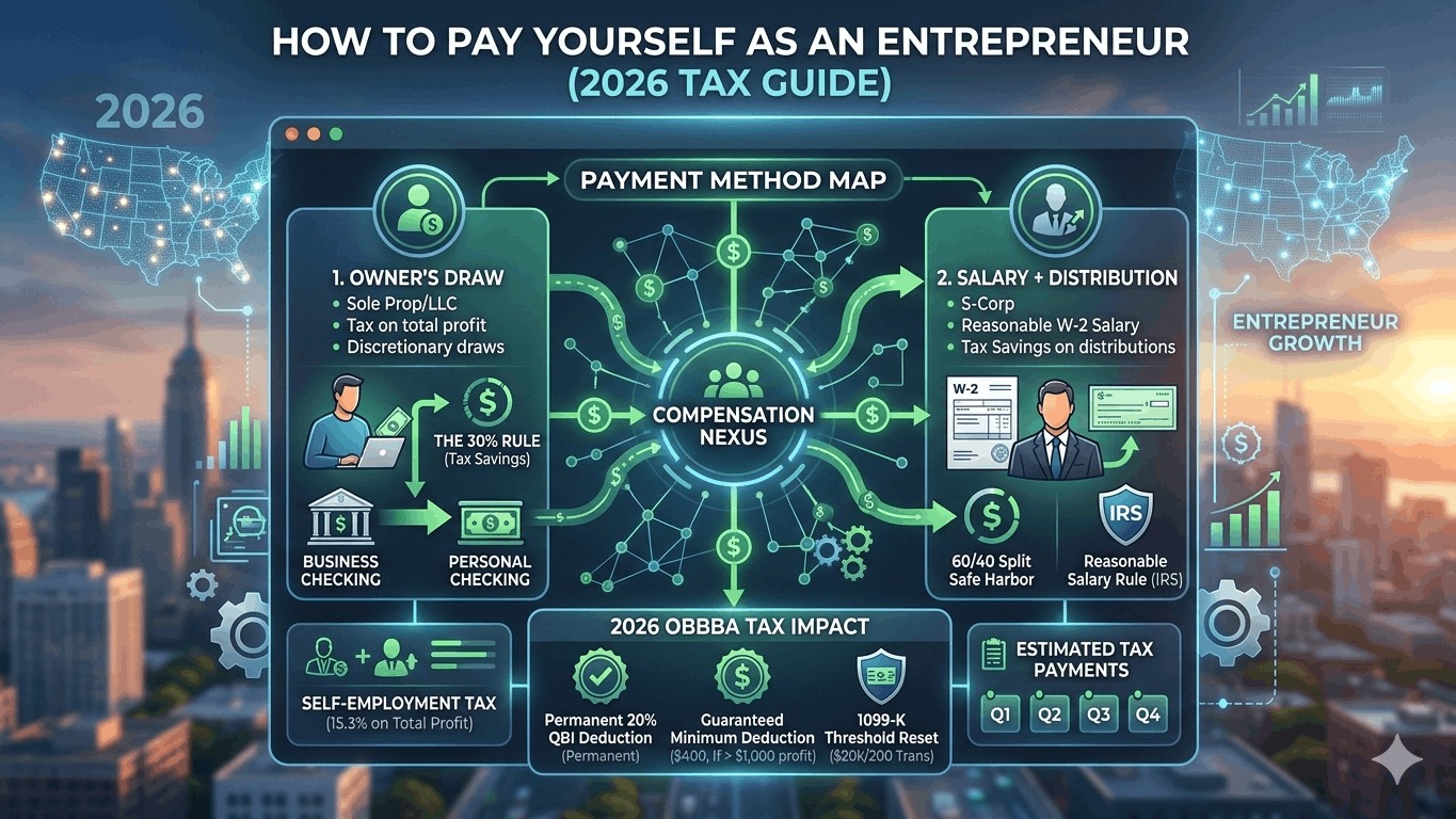 How to Pay Yourself as an Entrepreneur (2026 Tax Guide)