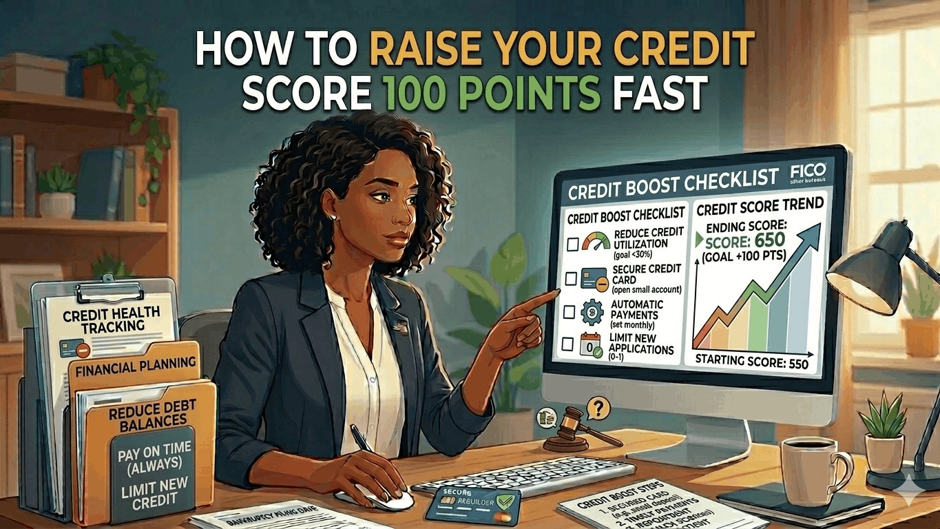 How to Raise Your Credit Score 100 Points Fast