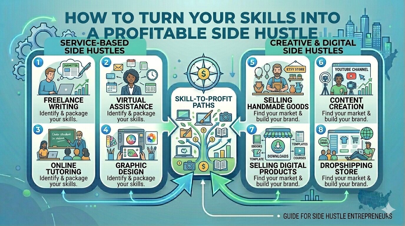 How to Turn Your Skills Into a Profitable Side Hustle