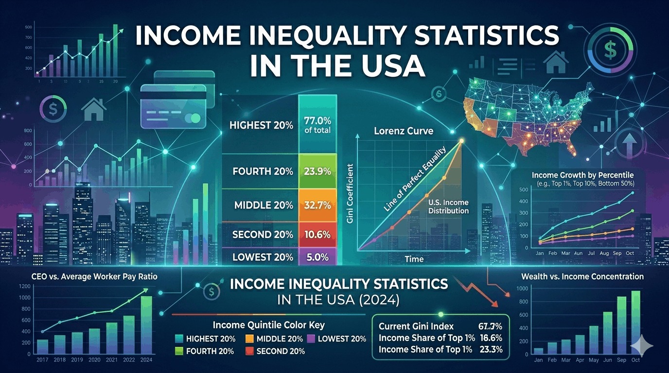 Income Inequality Statistics in the USA