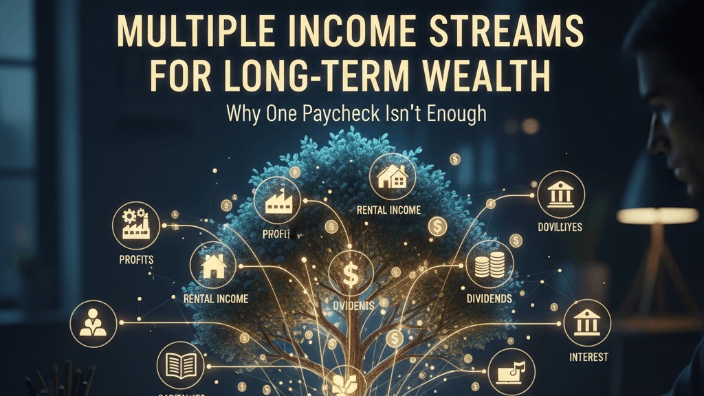 Multiple Income Streams for Long-Term Wealth: Why One Paycheck Isn't Enough