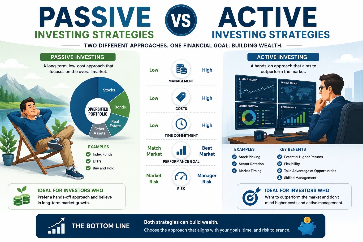 Passive vs Active Investing Strategies